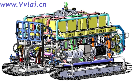 China VYL900Q 300m Cable Maintenance ROV with 2* 7 Axis Hydraulic Manipulator manufacturer