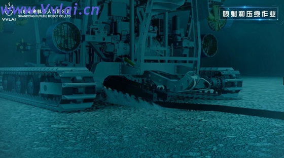 VYL200 1500m Cable Maintenance ROV with 2* 7 Axis Hydraulic Manipulator factory