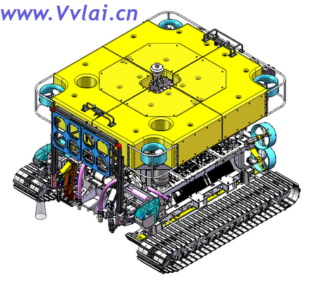 VYL750  2000m Cable Maintenance ROV with 2* 7 Axis Hydraulic Manipulator factory