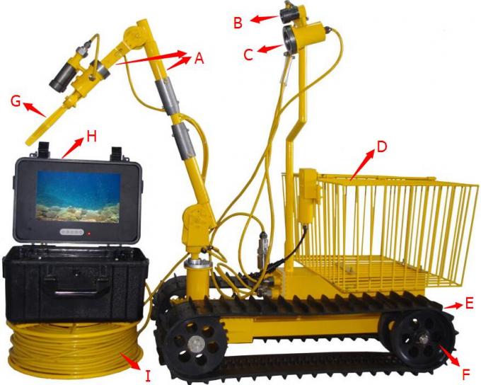 Tracked Walking ROV VVL-SV-X Underwater Walking ROV for Agriculture