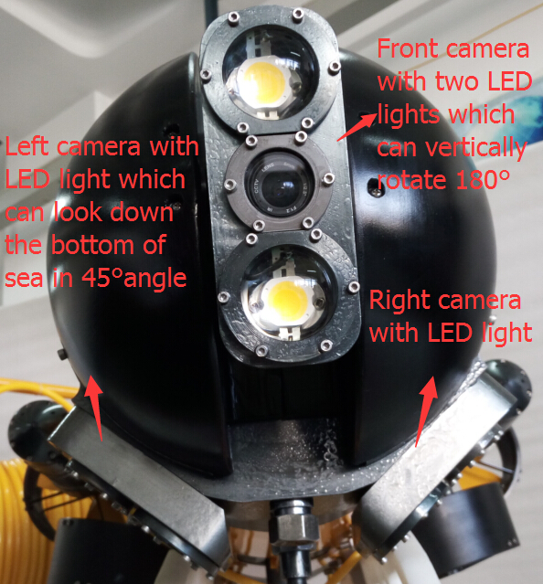 New Orca-A ROV,Underwater Inspection ROV VVL-S280-4T 4*1080P camera