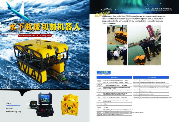 Underwater Rescue Cutting ROV For Urgency Cutting,underwater cutting,underwater inspection and salvage