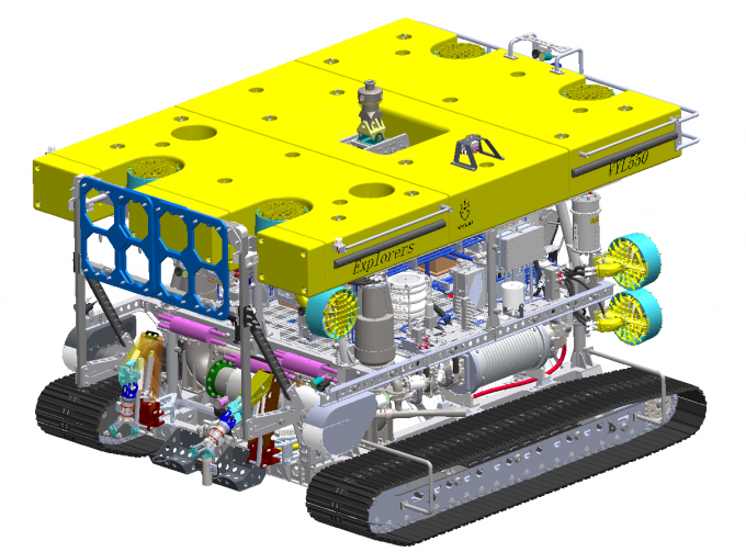 VYL550 2000m Cable Maintenance ROV with 2* 7 Axis Hydraulic Manipulator